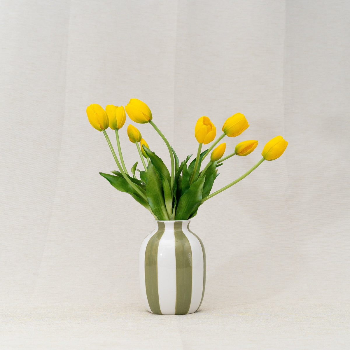 Bouquet de tulipes jaune mimosa