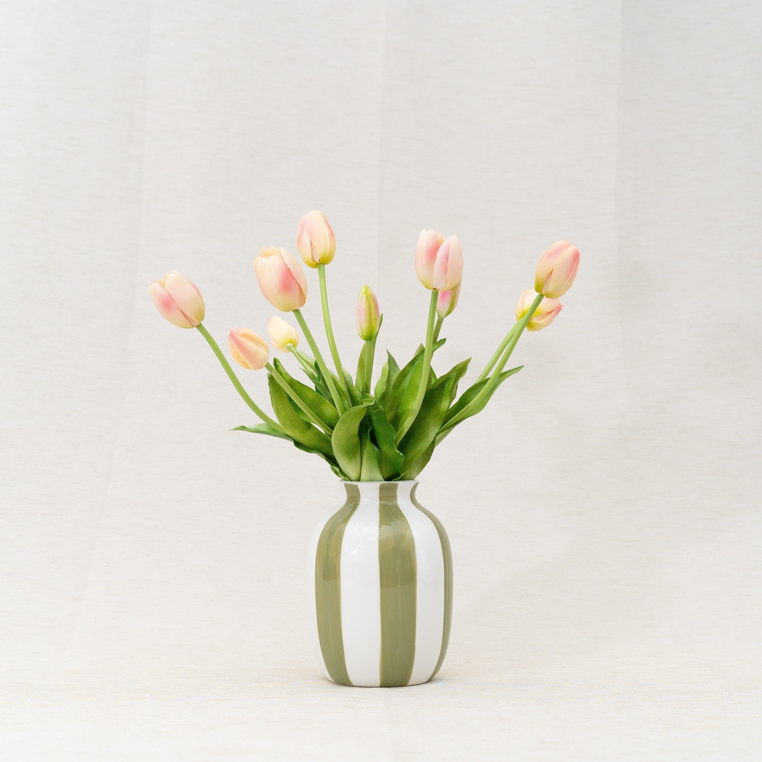 Bouquet de tulipes rose pastel