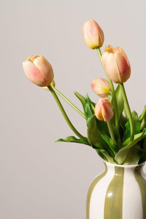Bouquet de tulipes rose pastel
